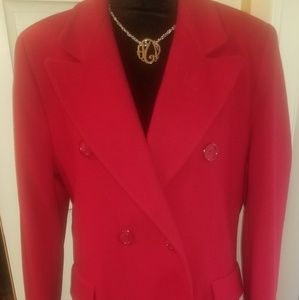 Preston & York full length 100% wool coat